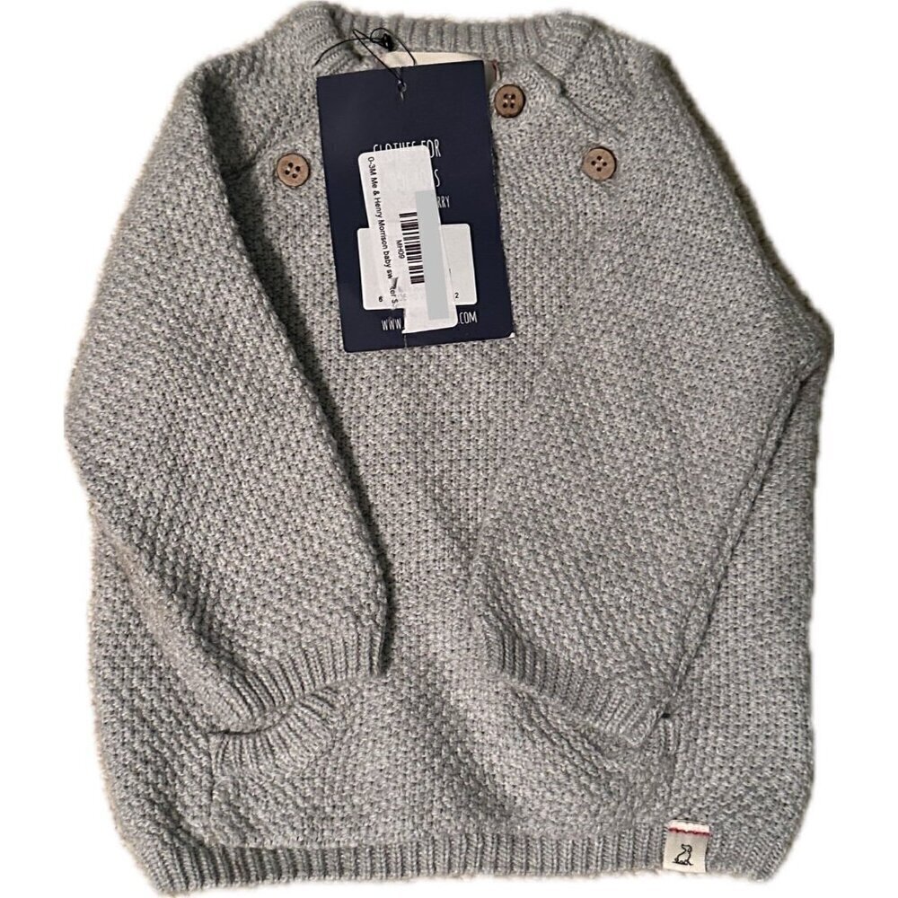 Me & Henry Roan Sweater- 0-3 months- NWT